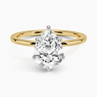 Adorned Mixed Metal Diamond Ring