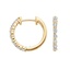 18K Yellow Gold Marseille Diamond Hoop Earrings (1/2 ct. tw.), smalladditional view 1