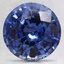 9.1mm Blue Round Sapphire