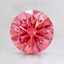 1.18 Ct. Fancy Vivid Pink Round Lab Created Diamond