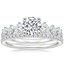 Platinum Echo Diamond Ring with Luxe Ballad Diamond Ring (1/4 ct. tw.)