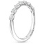 18K White Gold Tacori Sculpted Crescent Pear Diamond Ring (1/3 ct. tw.), smallside view