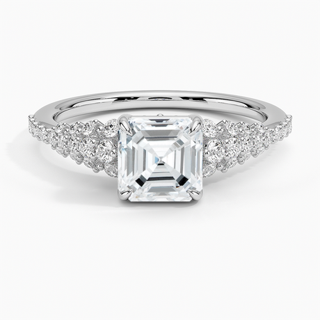 Antonella: 1.50 carat heart diamond engagement ring