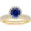 18KY Sapphire Waverly Diamond Bridal Set (2/3 ct. tw.), smalltop view