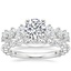 18K White Gold Echo Diamond Ring with Luxe Marseille Diamond Ring (1/2 ct. tw.)