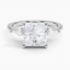 Moissanite Luxe Cometa Diamond Ring (1/3 ct. tw.) in 18K White Gold