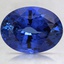9.7x7.3mm Premium Blue Oval Sapphire