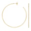 14K Yellow Gold Large Diamond Hoop Earrings (1/3 ct. tw.), smalladditional view 1