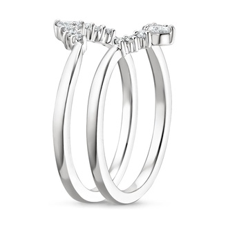 Lunette Nested Diamond Ring Stack