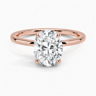14K Rose Gold Lumiere Diamond Ring