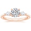14K Rose Gold Sona Diamond Ring (1/3 ct. tw.), smalltop view