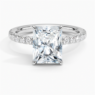 French Pavé Diamond Ring