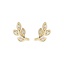 14K Yellow Gold Juniper Diamond Earrings, smalladditional view 2