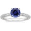 18KW Sapphire Luxe Valencia Diamond Ring (1/2 ct. tw.), smalltop view