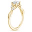 18KY Moissanite Willow Diamond Ring (1/8 ct. tw.), smalltop view