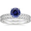 PT Sapphire Luxe Petite Shared Prong Diamond Bridal Set (3/4 ct. tw.), smalltop view