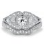 Contoured Pave Milgrain Diamond Ring for the Tomi Estate Ring, smallview