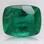 8.7x7.1mm Premium Cushion Emerald