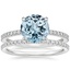 18KW Aquamarine Viviana Diamond Bridal Set (2/5 ct. tw.), smalltop view