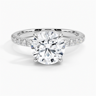 Diamond Accented Inner Impression Ring