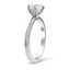Sculpted Five Prong Diamond Ring, smallview