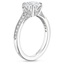 18KW Moissanite Zelda Diamond Ring (1/4 ct. tw.), smalltop view