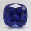 8mm Blue Cushion Lab Created Sapphire