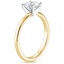 18K Yellow Gold 2mm Comfort Fit Ring, smallside view