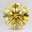 2.04 Ct. Fancy Vivid Orange-Yellow Round Lab Created Diamond