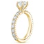 18KY Moissanite Luxe Ellora Diamond Ring, smalltop view