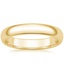 Yellow Gold 4mm Comfort Fit Wedding Ring 