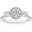 Platinum Three Stone Waverly Diamond Ring (3/4 ct. tw.), smalltop view