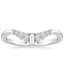 Curved Baguette Diamond Ring 