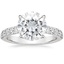 Moissanite Luxe Anthology Diamond Ring (1/2 ct. tw.) in Platinum