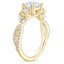 18K Yellow Gold Three Stone Luxe Willow Diamond Ring (1/2 ct. tw.), smallside view