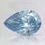 1.01 Ct. Fancy Vivid Blue Pear Lab Grown Diamond
