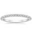Adeline Diamond Ring in 18K White Gold