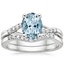 18KW Aquamarine Chamise Diamond Bridal Set, smalltop view