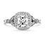 Custom Vintage-Inspired Halo Diamond Ring