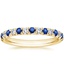Yellow Gold Sienna Sapphire and Diamond Ring (1/5 ct. tw.)