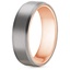 14K Rose Gold Endeavor Wedding Ring, smallside view