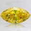 1.49 Ct. Fancy Vivid Yellow Marquise Lab Created Diamond