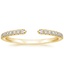 18K Yellow Gold Sia Diamond Ring (1/8 ct. tw.), smalltop view