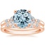 14KR Aquamarine Verbena Diamond Bridal Set (1/4 ct. tw.), smalltop view