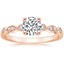 Round Vintage Diamond Engagement Ring 