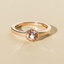 18K Yellow Gold Hex Morganite Signet Ring, smalladditional view 2