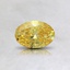 0.36 Ct. Fancy Intense Yellow Oval Lab Created Diamond