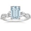 PT Aquamarine Luxe Willow Diamond Ring (1/4 ct. tw.), smalltop view