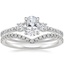 18K White Gold Lyra Diamond Ring (1/4 ct. tw.) with Flair Diamond Ring