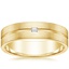 Yellow Gold Ezra Diamond Wedding Ring